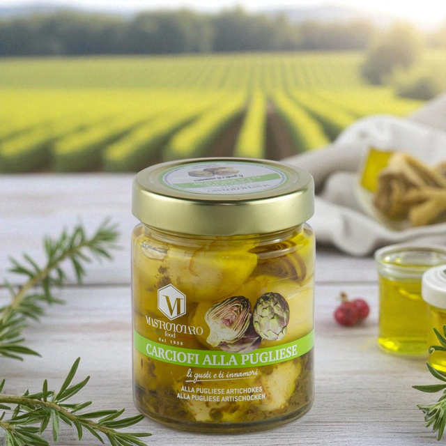 Carciofi alla pugliese - 280gr - Mastrototaro Food