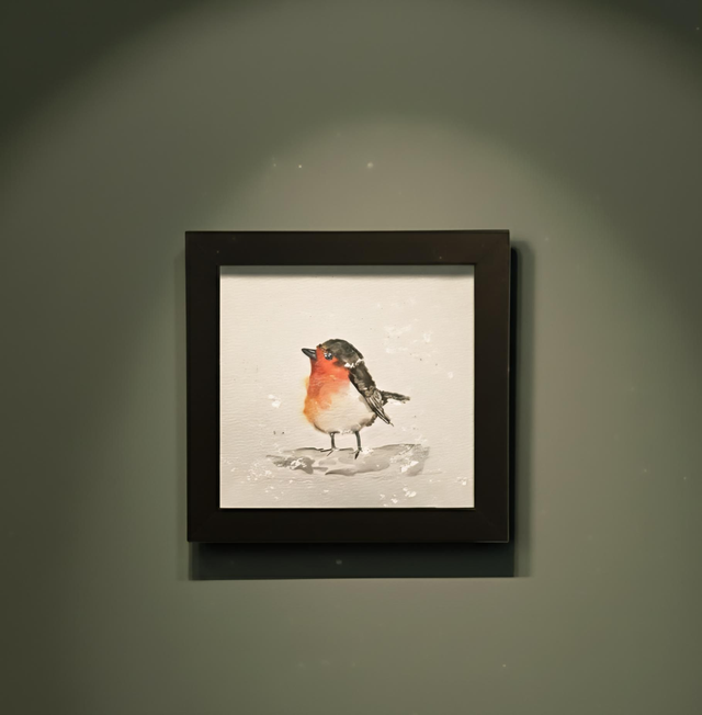 Gazing At The Snow Flakes