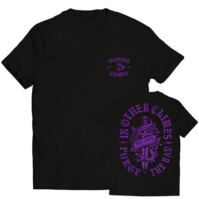 T-shirt Purge The Bad (purple)