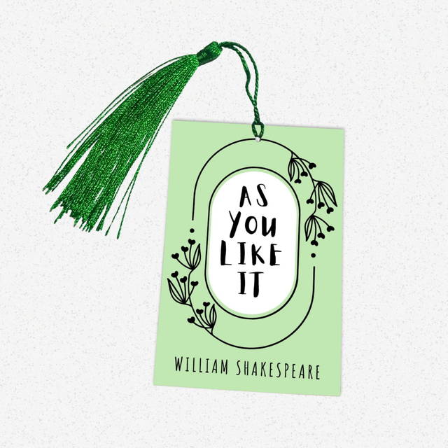 As You Like It bookmark