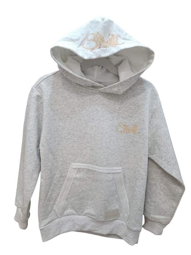 Sweat capuche gris