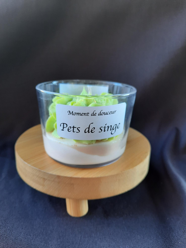 Bougie 12h Pets de singe 