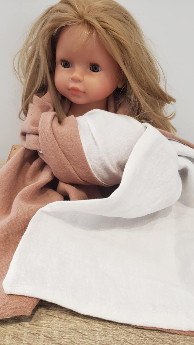 Etolle en chanvre et lin rose des sables