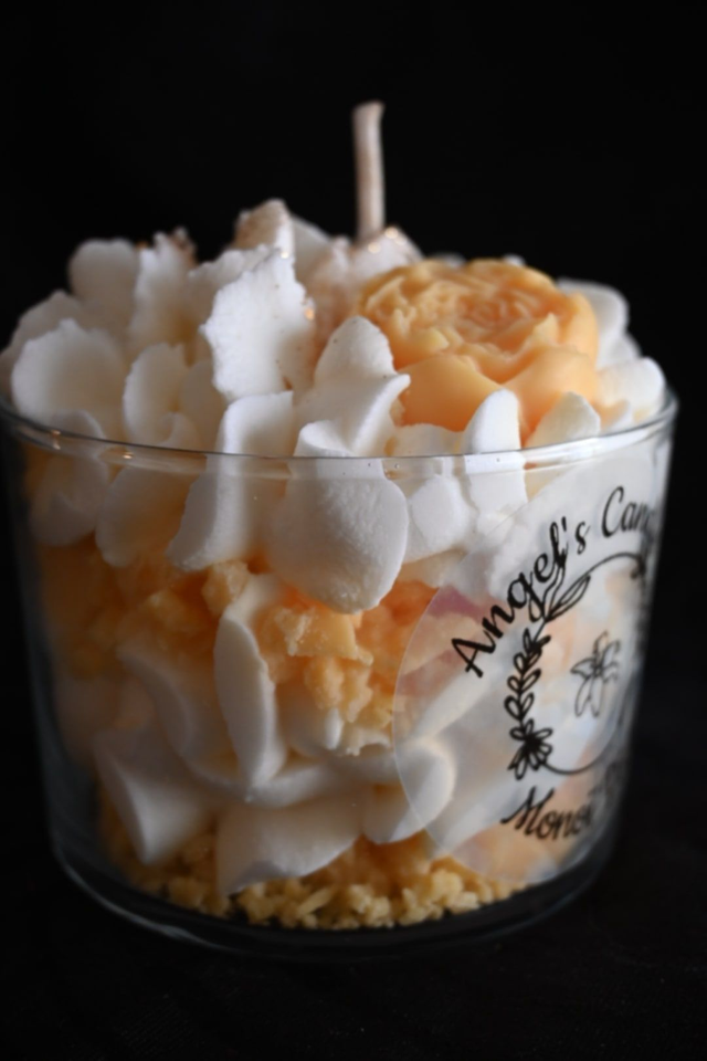 Bougie Monoï Pêche – Parfum Doux et Fruitée 