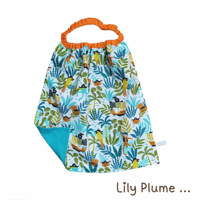 Serviette élastiquée pirates