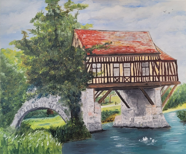 &quot;Le Vieux Moulin à Eau &quot; [The Old Water Mill]