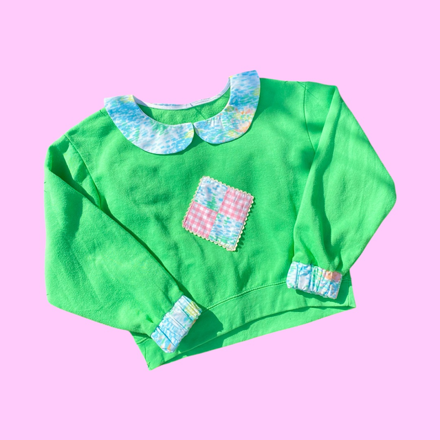 Sweat patchwork - taille XS/S 