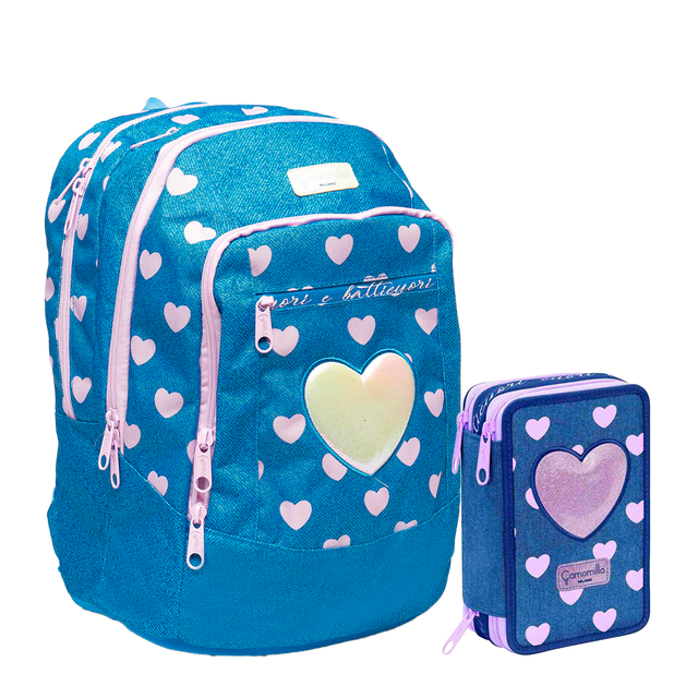 Schoolpack Advanced Camomilla (Zaino + Astuccio)  