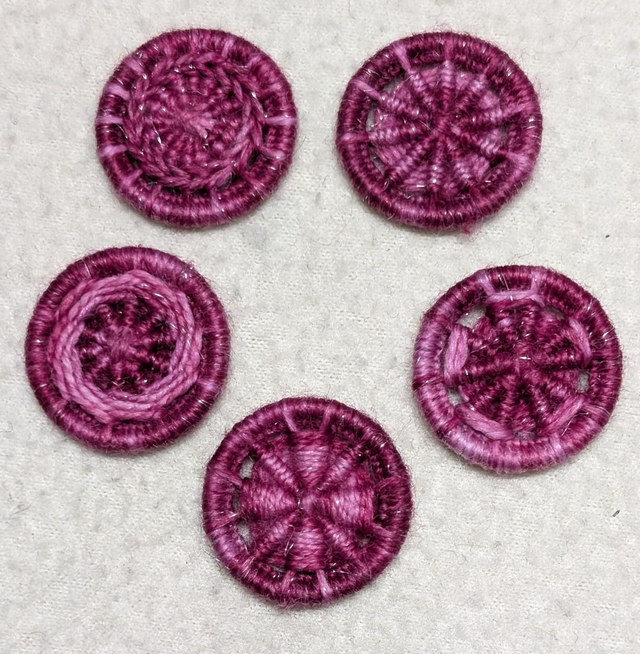Multiple Style Dorset Button Kit - cherry bomb sparkle 