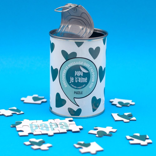 Puzzle à message "Papa je t'aime"