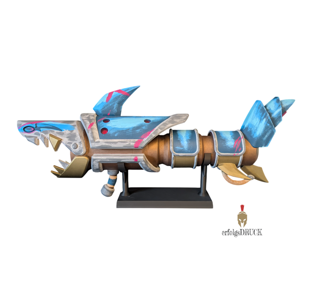 Arcane - Jinx Fishbone - Simple Variante | passend für LoL Jinx Cosplay | 3D Druck | Replikat | Fan-Art Prop