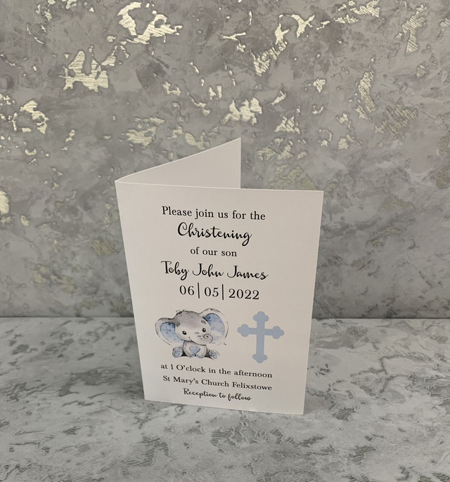 Baby Christening invitations