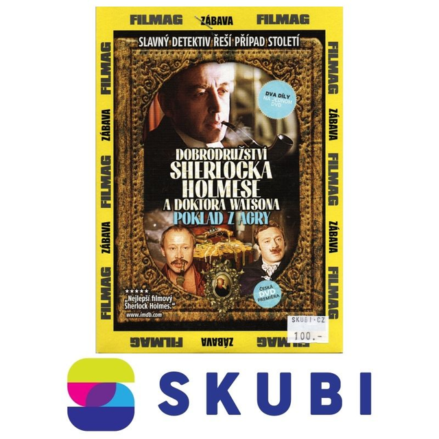 DVD Dobrodružství Sherlocka Holmese a Doktora Watsona - Poklad z Agry - SSSR, 1983