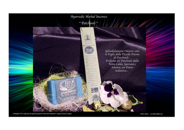 Patchouli - Ayurvedi Herbal Incenses - Divine Leaving 