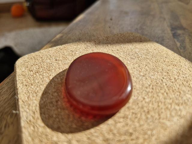 Carnelian Thumb/worry stone