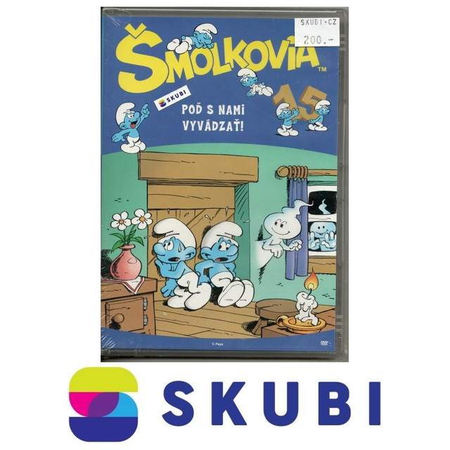 DVD Šmoulové / Šmolkovia 15 - Poď s nami vyvádzať! - česky, slovensky