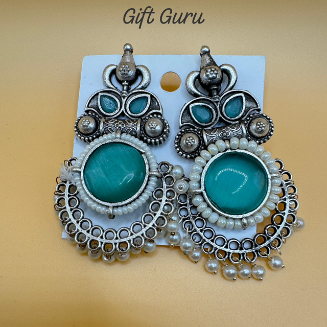 Oxidised Ear rings 