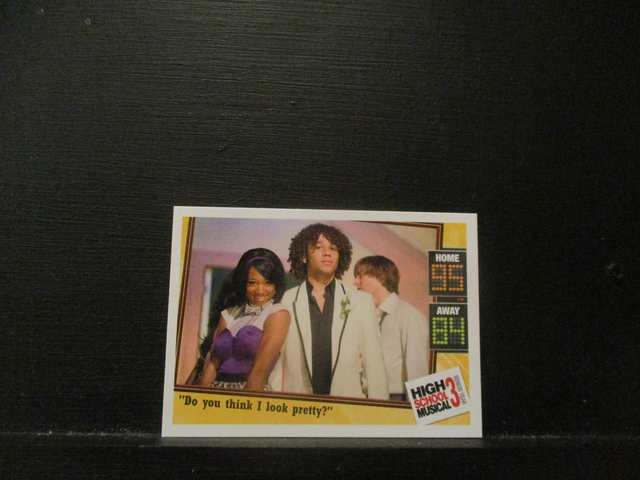 "Do You Think I Look Pretty?" - Quote Card High School Musical 3 Senior Year Original Trading Card