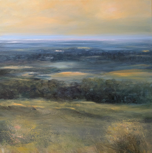 Sunrise over Newlands Corner 