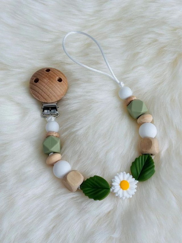 Attache tetine Pâquerette 🌼  