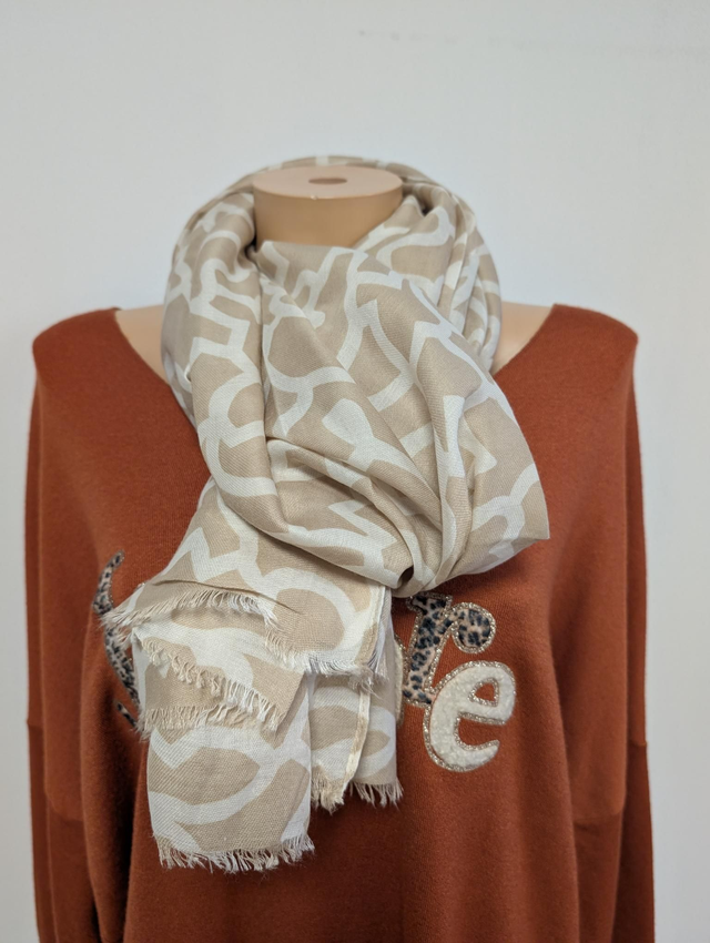 Foulard Sya beige 