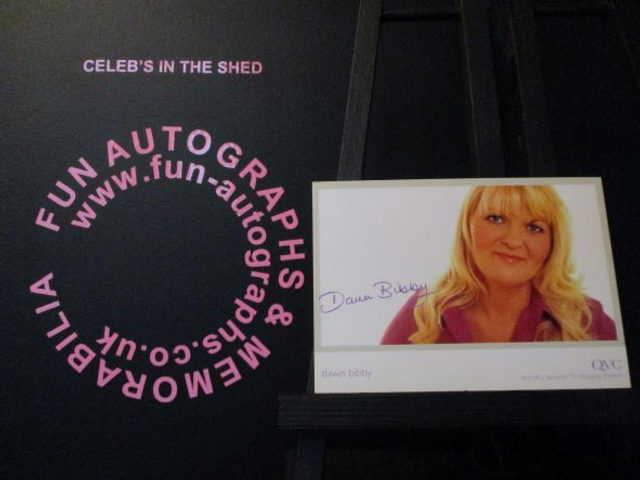Dawn Bibby Original Pre-Print QVC Cast Card
