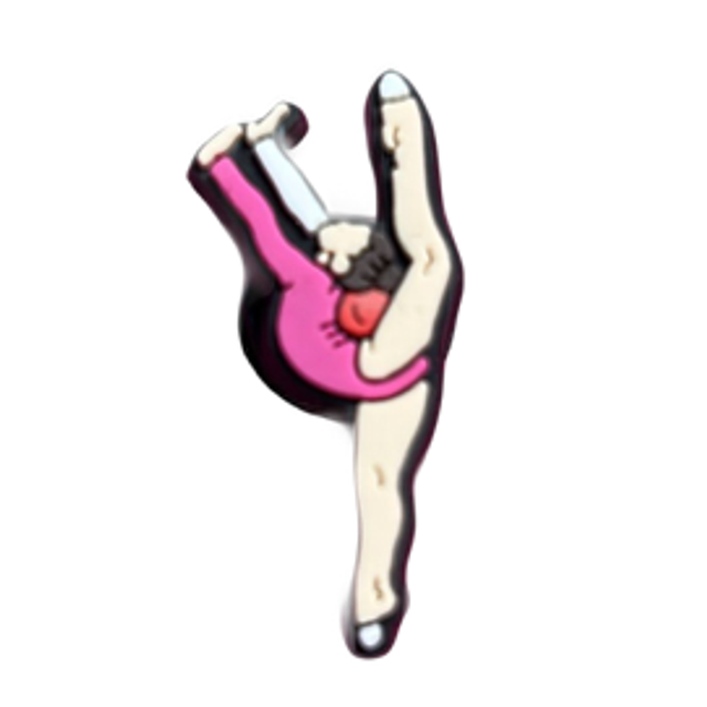 Croc Charm - Gymnast