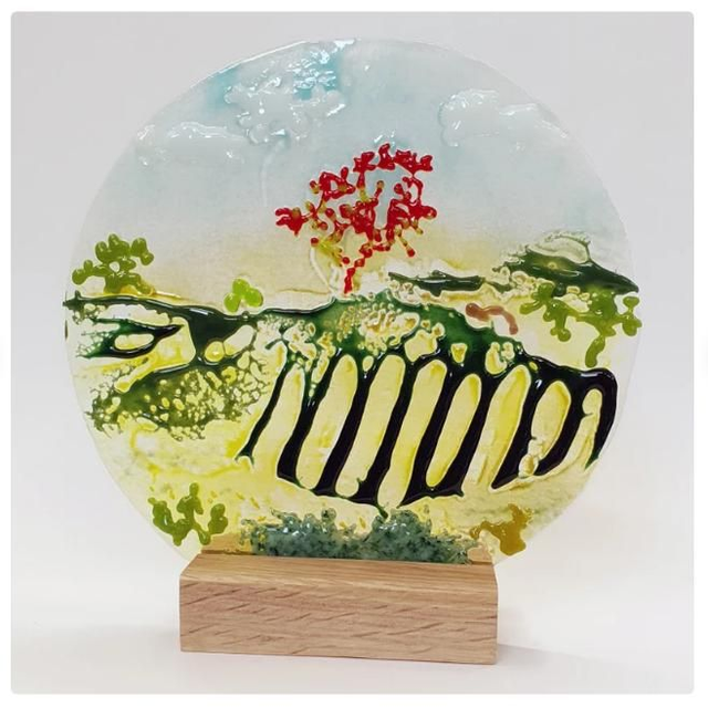 Red Tree Lincs landscape table top art