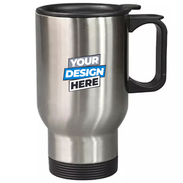 Travel Mugs - Silver