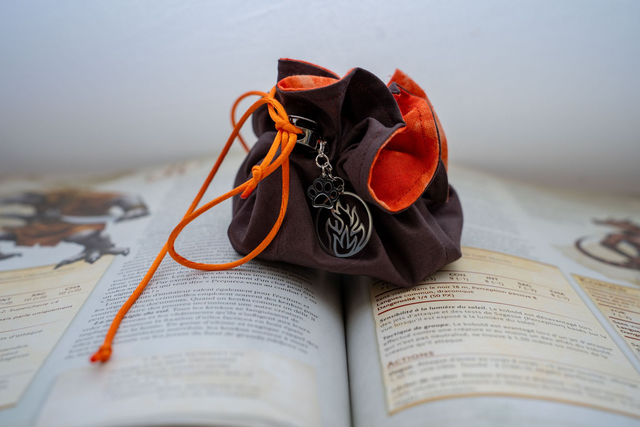 Fire ball - Caleb inspired dice bag