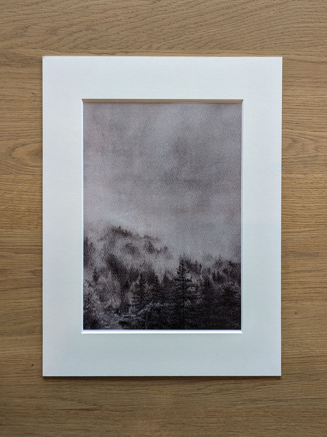 Artprint "Wald Nebel III"