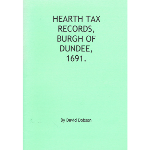 Hearth Tax Records 1691, Burgh of Dundee, Angus