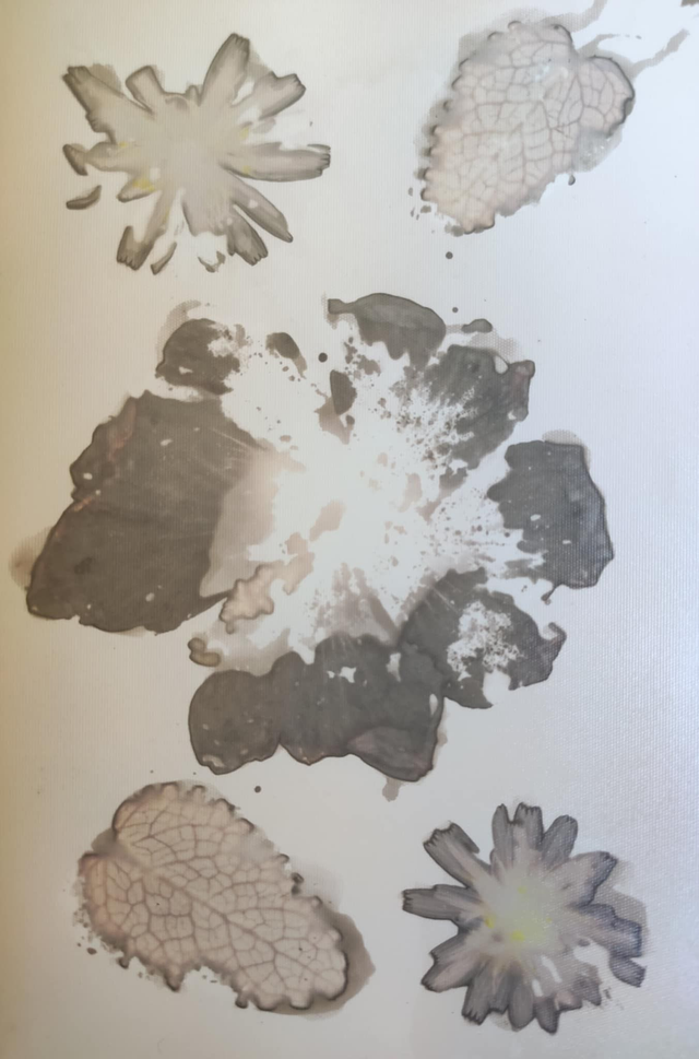 Bouquet d'automne – Hibiscus, menthe et pissenlits