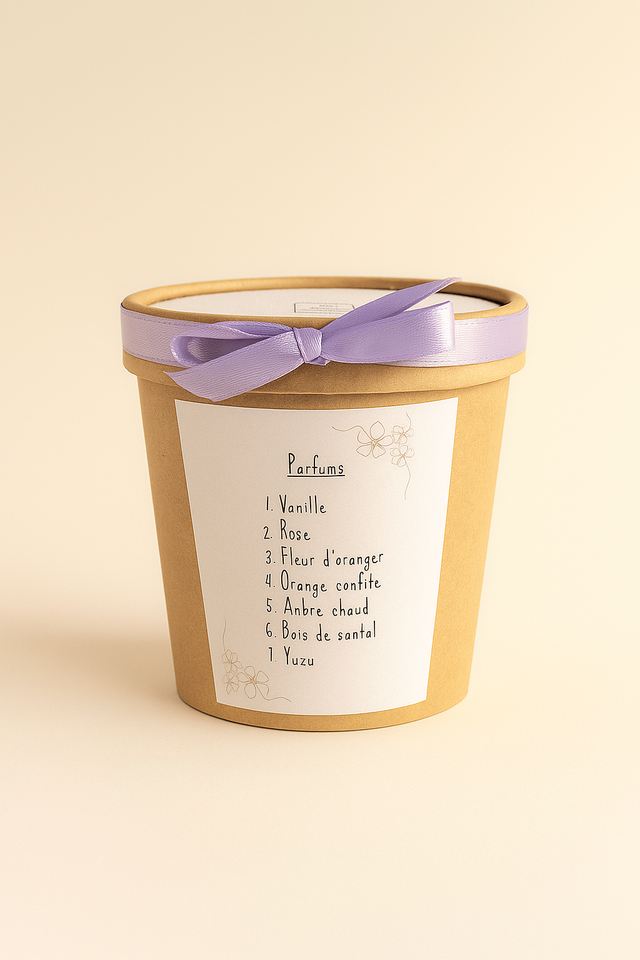 Coffret ‘Instants Parfumés’ – 7 Fondants: Vanille, Rose,..