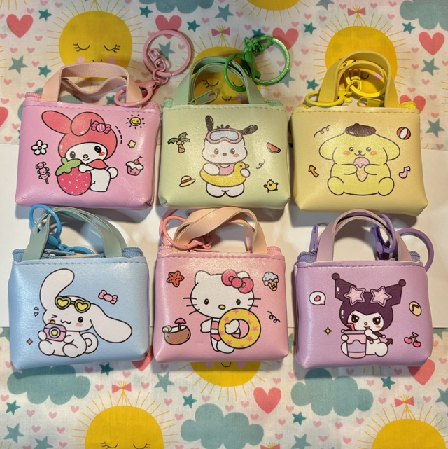 Cute Sanrio handbag charm for keychain creations