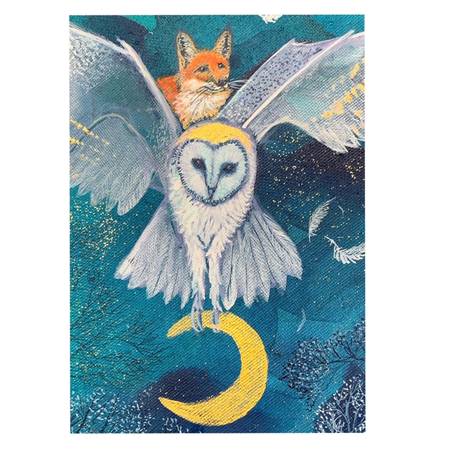 Poussières de lune carte A5