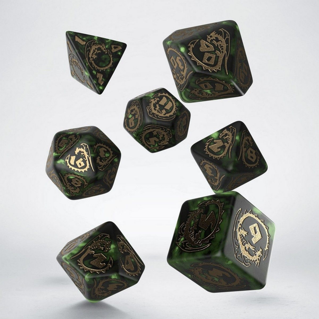 Dragons Dice Set: Nephrite