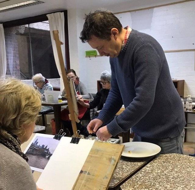 Monday Mixed Media class