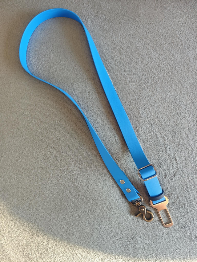 Ceinture voiture biothane (BETA) RÉGLABLE 