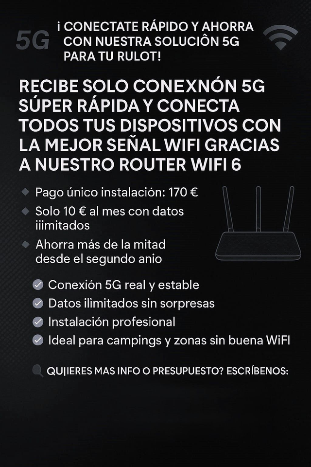 wifi 6 para campings y zonas rurales 