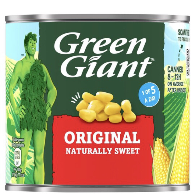 Sweetcorn, Green Giant Original Sweet Corn 340G