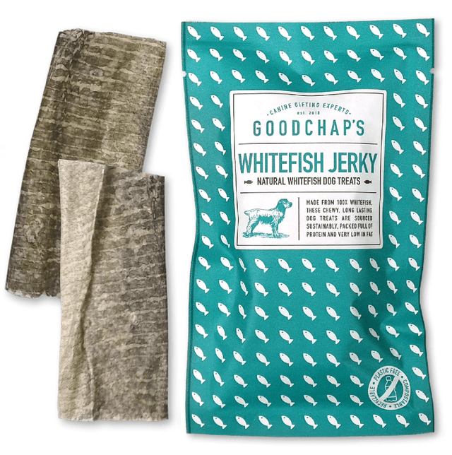 Goodchaps - White Fish Jerky |  Fish Skin Dog Treats 20g