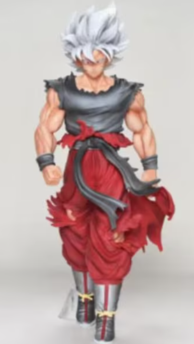 Dragonball Z collectors actie figuur Goku zilver (30cm)