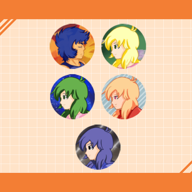 Saint Seiya Badges