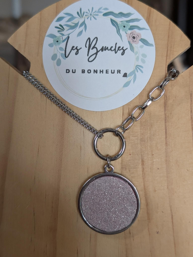 Collier 8 rose