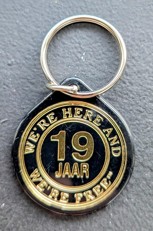 19 jaar plastic coin