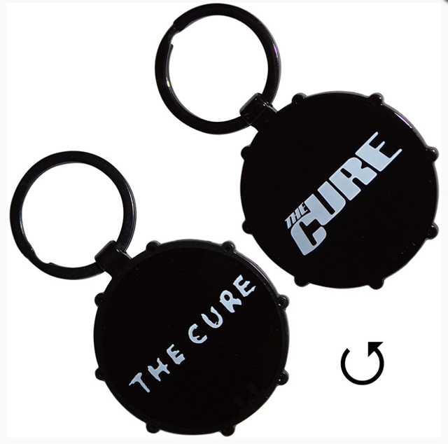 CURE KEYCHAIN: LOGOS DRUM (DOUBLE-SIDED)