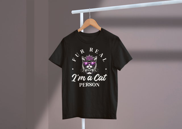 Fur Real I’m A Cat Person Cat Lover Pride Feline Humor. Fur Real I'm A Cat Person Cat Lover Pride Feline Humor