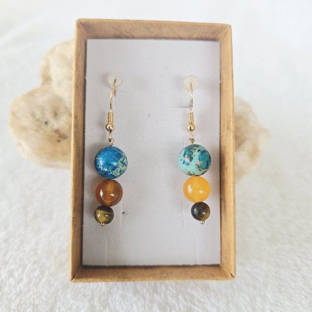 Boucles d'oreilles perles