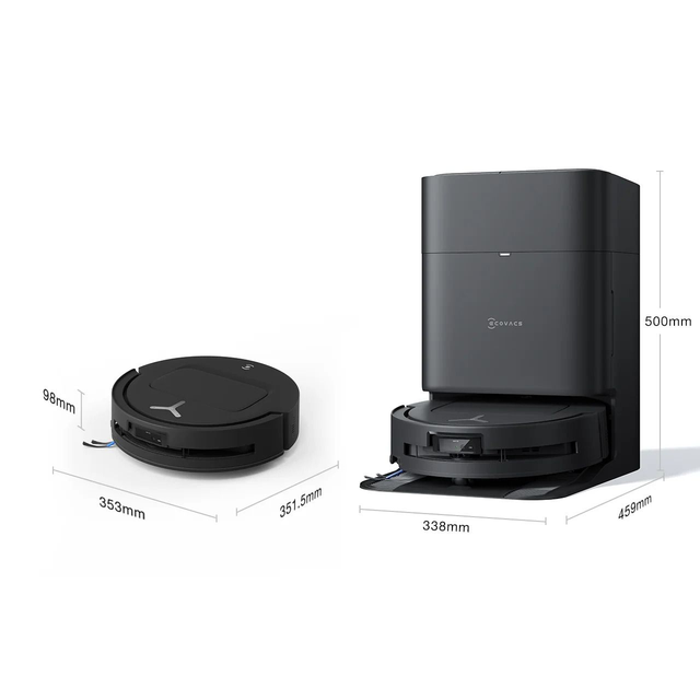 Ecovacs Aspirateur robot T80 Omni, Deebot, noir